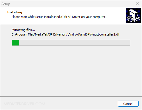 MediaTek Driver Setup Installing