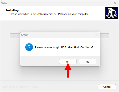 MediaTek Driver Setup Remove Origin